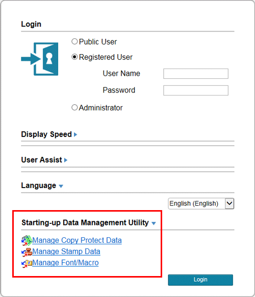 Web Management Tool