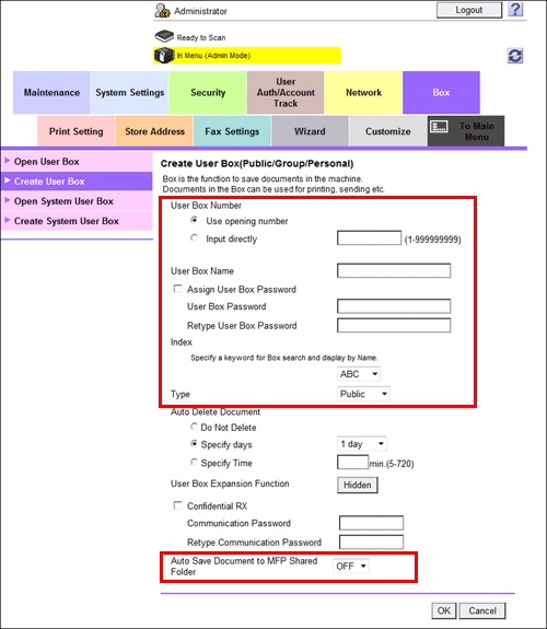 Web Management Tool