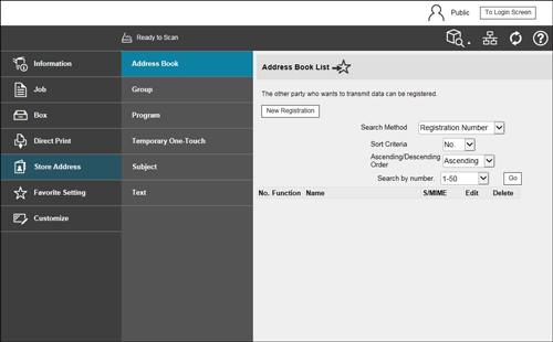 Web Management Tool
