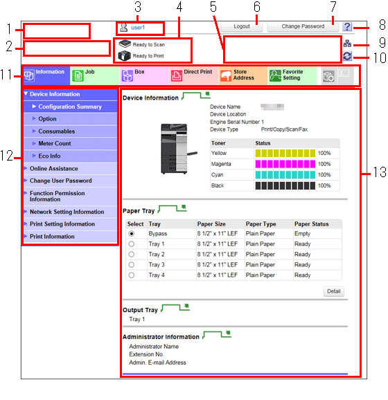 Featured image of post Konica Minolta Default Password Web Connection Still having trouble if default password didnt work for you then try reseting it to default password by