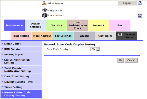All Error Codes That Can Show Up in The Different Displays and