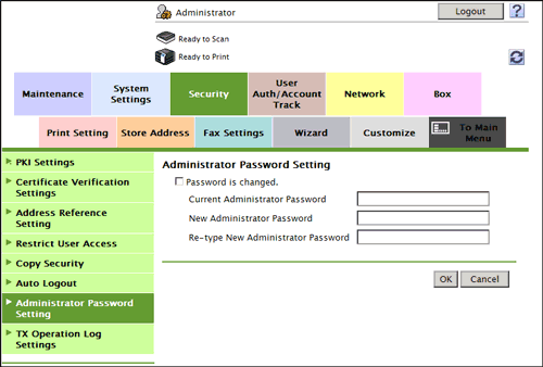 Featured image of post Konica Minolta Default Password How to setup user authentication