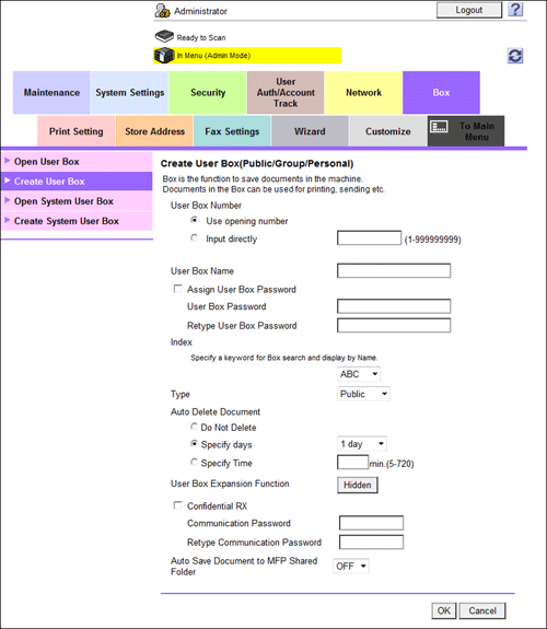 Web Management Tool