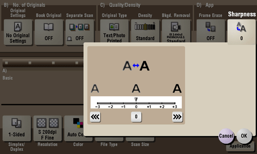 Description of Setup Buttons