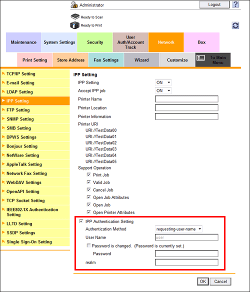 Web Management Tool