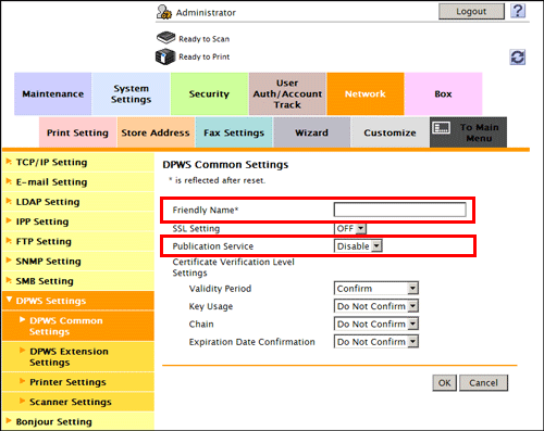 Web Management Tool