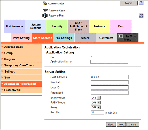 Web Management Tool