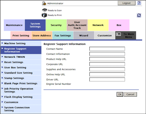 Web Management Tool