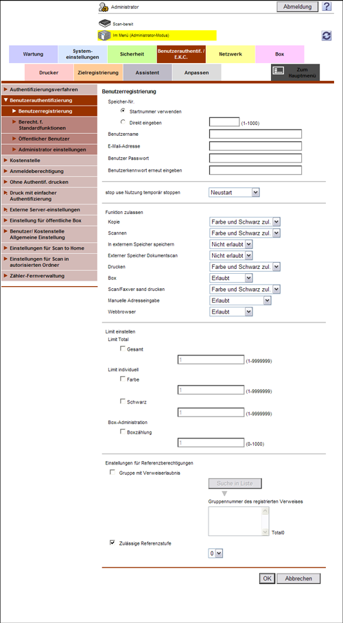 Datei Zur Erkennung E Website Benutzers Web Management Tool